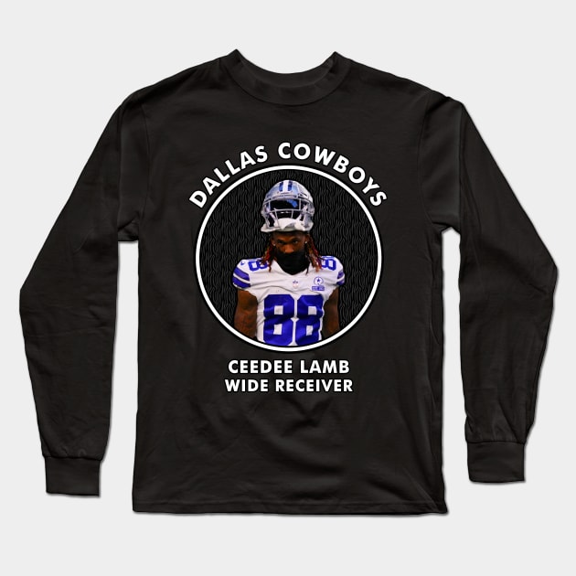 CEEDEE LAMB - WR - DALLAS COWBOYS Long Sleeve T-Shirt by Mudahan Muncul 2022